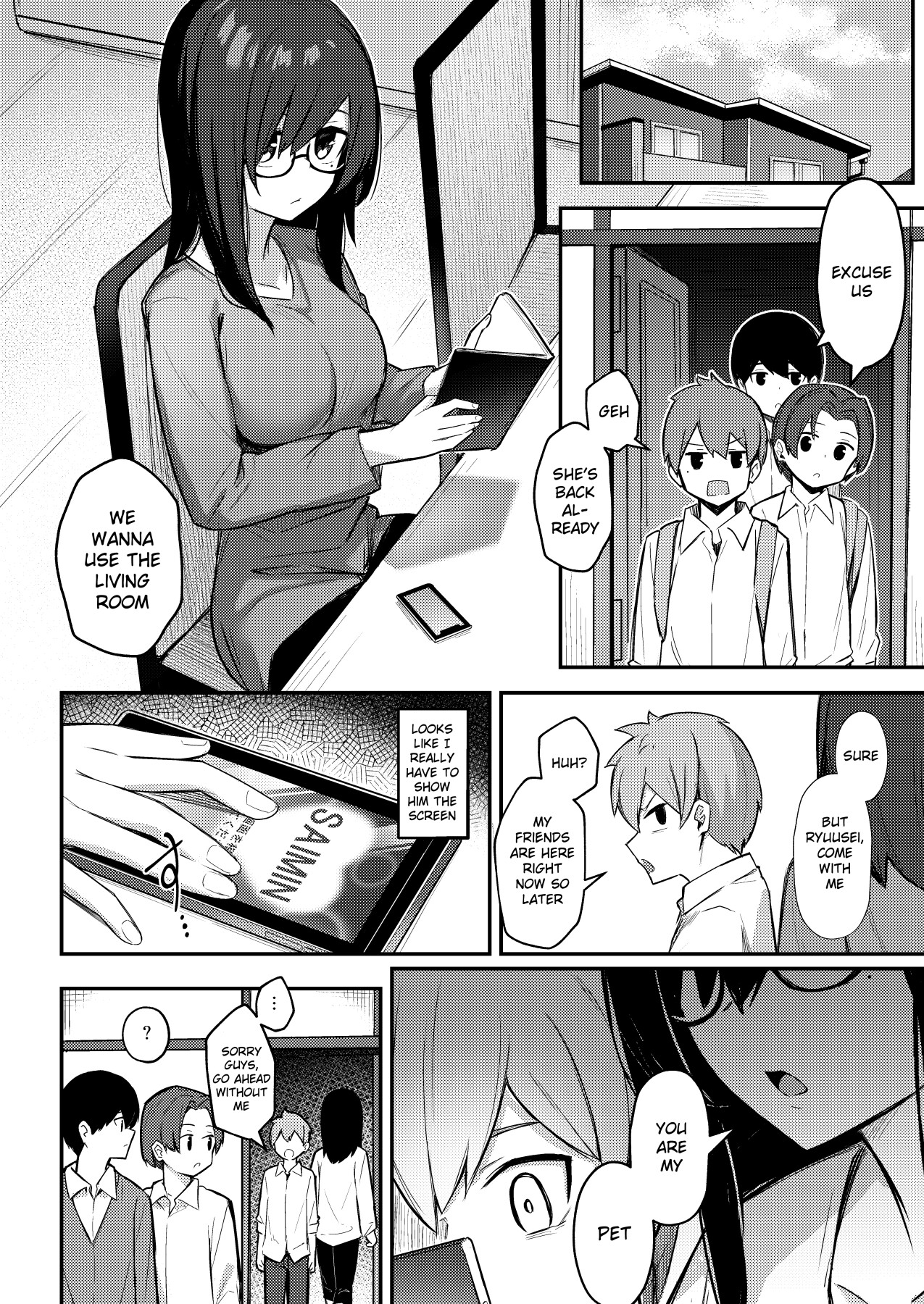 Hentai Manga Comic-The Gloomy Big Breasted Sister Uses Hypno to Make Her Brother Cheat On His Girlfriend With Her-Read-19